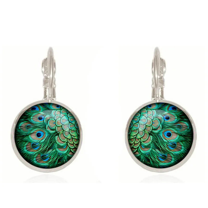 Vintage Bohemian Glass Earrings – Crafted for Free Spirits