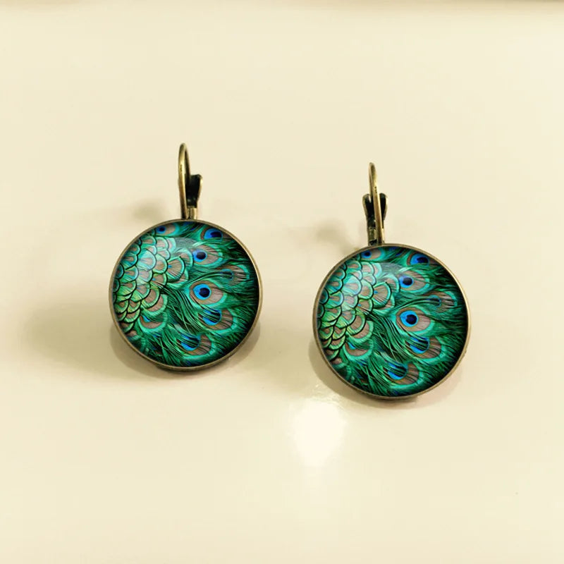 Vintage Bohemian Glass Earrings – Crafted for Free Spirits