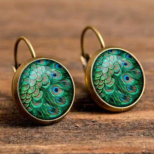 Vintage Bohemian Glass Earrings – Crafted for Free Spirits